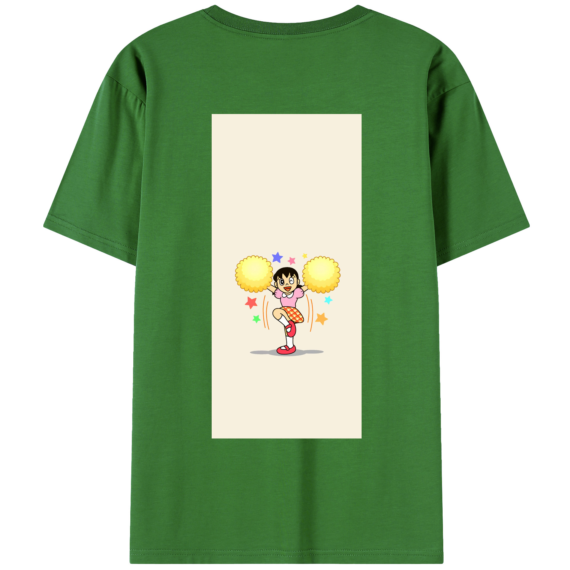 （画像用） ドラえもん みなもと しずか Doraemon Shizuka Minamoto レディース半袖Tシャツ(バックプリント)